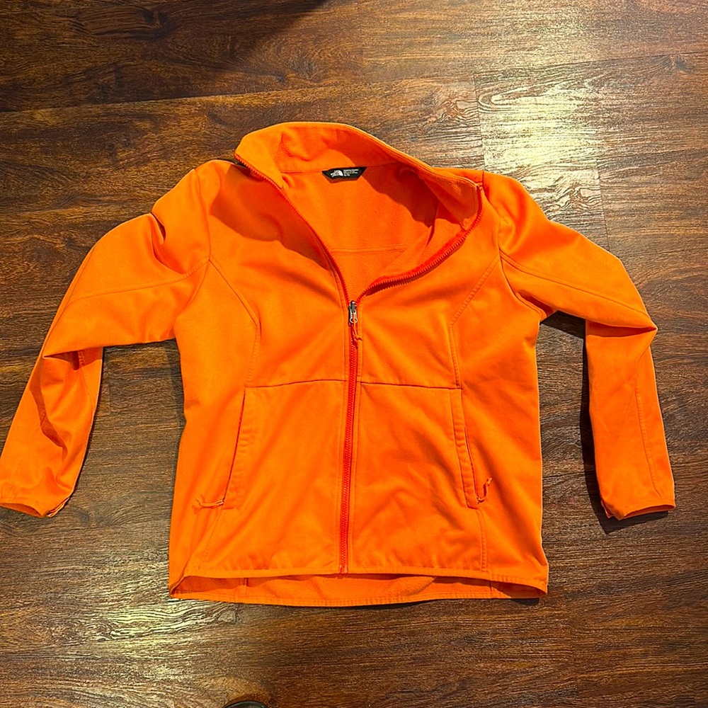 North Face fleece jacket. Women’s size xl, orange color.